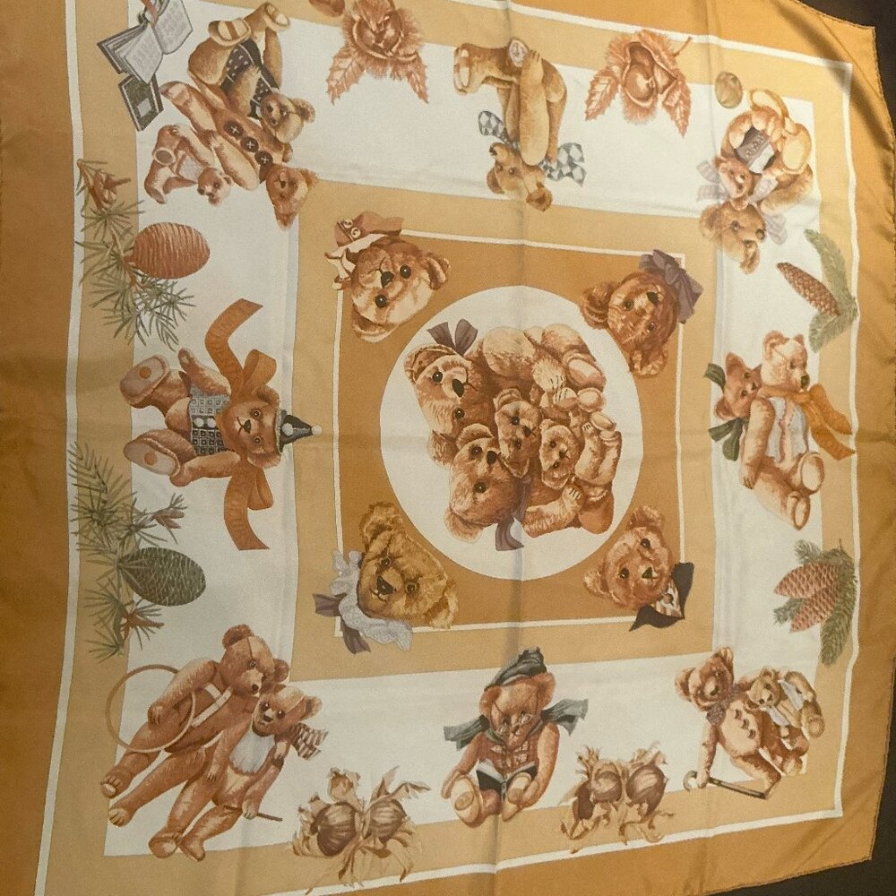 Hermes Silk Scarf. "Confidentes des Coeurs"